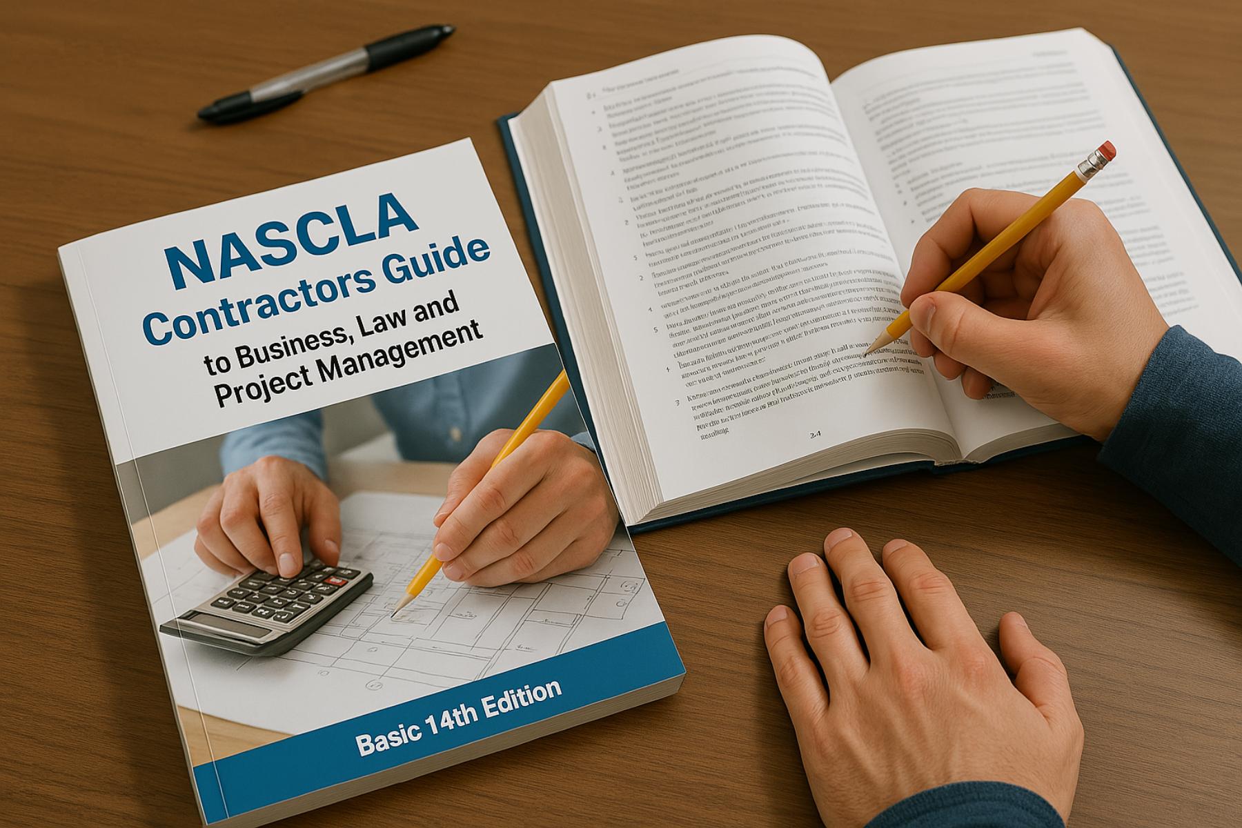 Prepare for your contractors exam with our NASCLA contractors guide to business, law and project management free exam